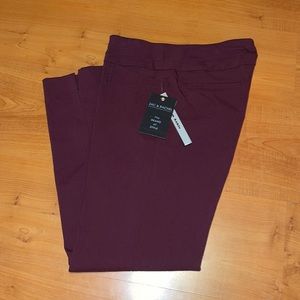 Zac & Rachel Slim Ankle Pull-On Millennium Ankle Pant